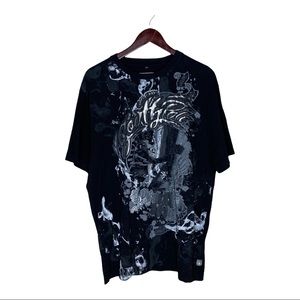 South Pole Black All Over Print T-Shirt Authentic Collection 1991